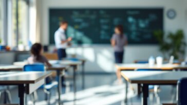 Estudiantes en aula aprendiendo sobre tecnología segura