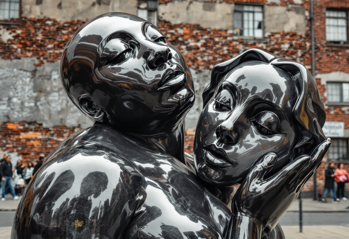 Obra de Botero vandalizada con graffiti