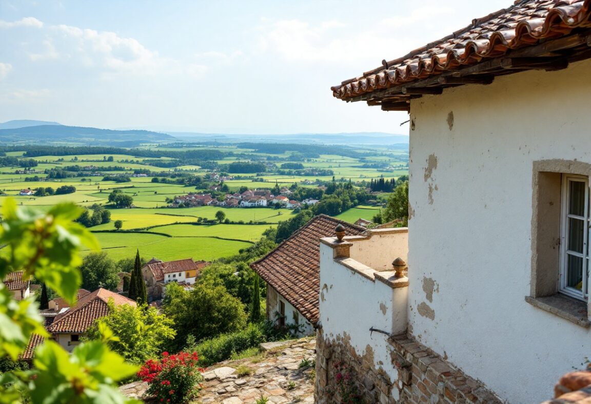 Vista panoramica de Villa Ruiz, un refugio sereno