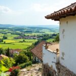 Vista panoramica de Villa Ruiz, un refugio sereno