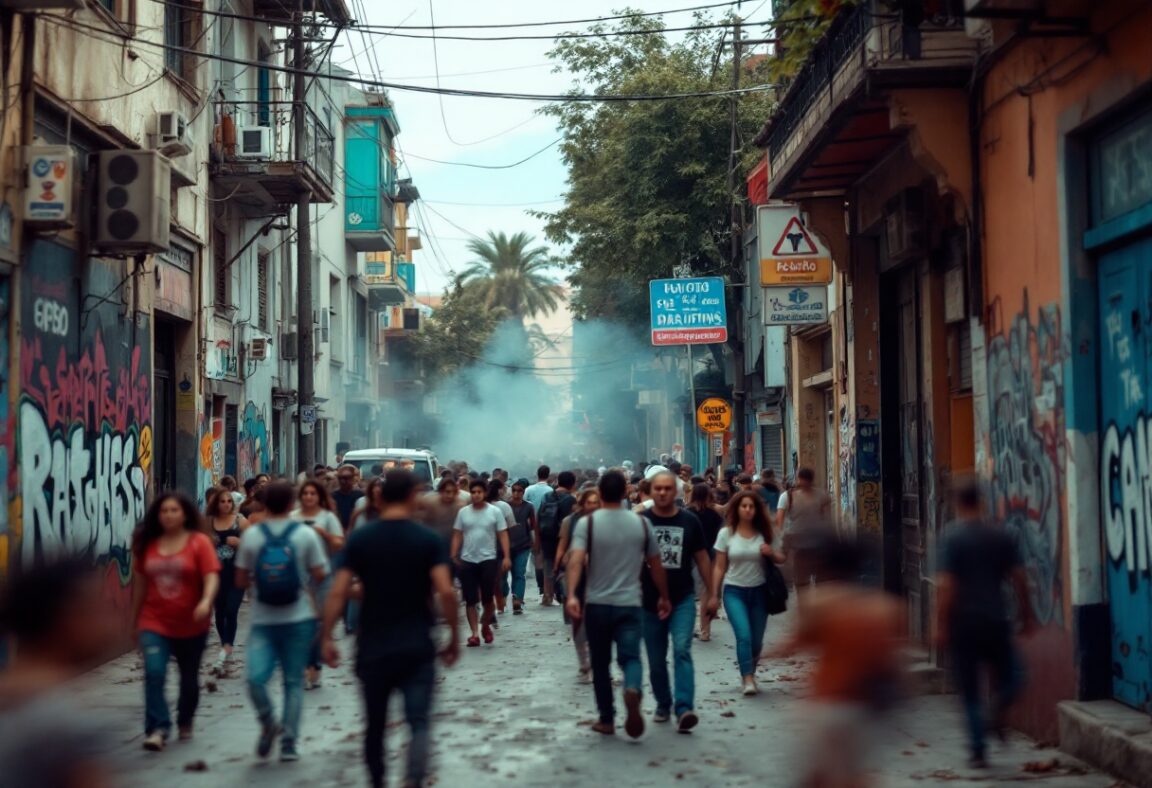 Manifestazione di protesta in Argentina contro la violenza