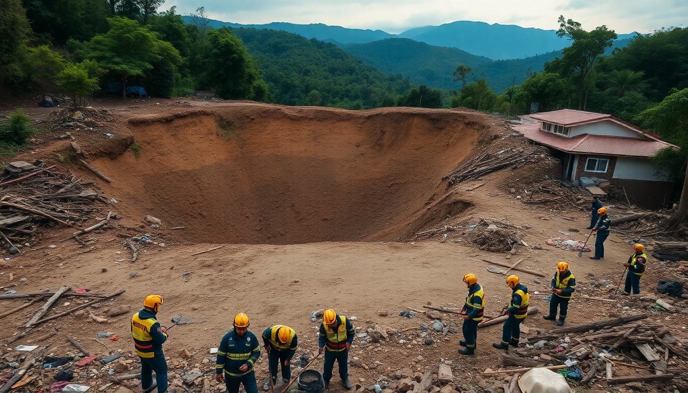 Deslizamiento en Sabaneta deja cinco muertos y dos desaparecidos
