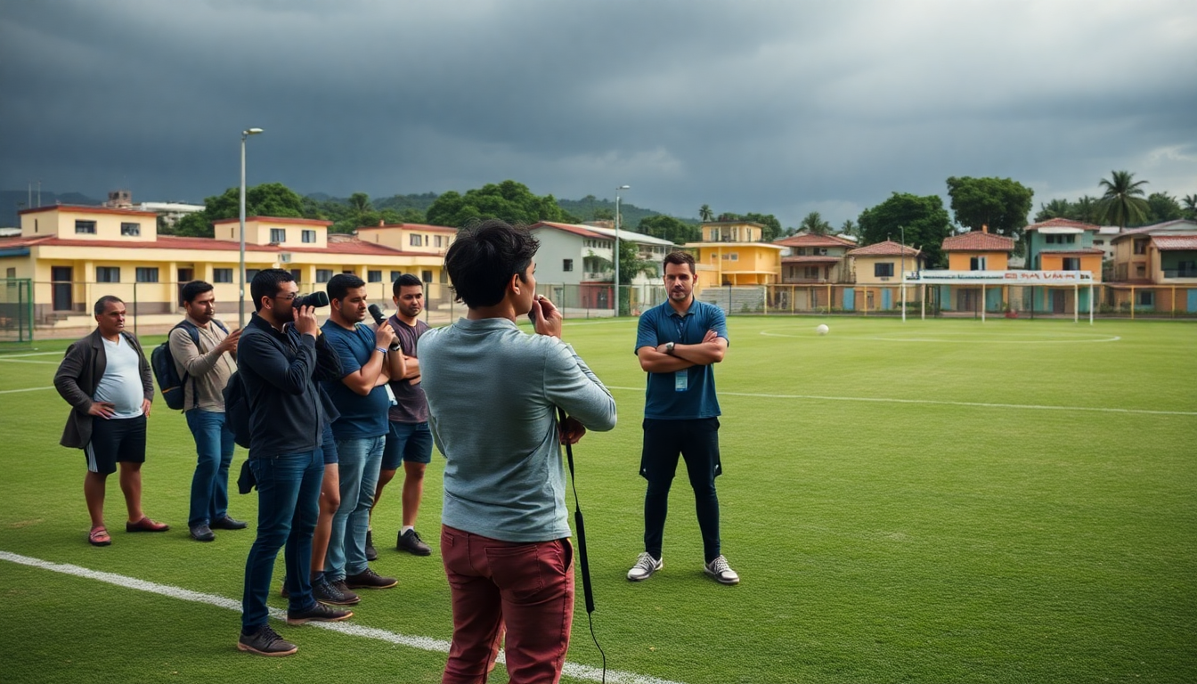 Momento inquietante durante l’intervista di Coutinho
