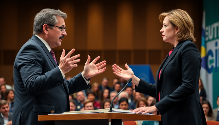 Ricardo Caruso Lombardi y Mila Zurbriggen protagonizan un intenso debate