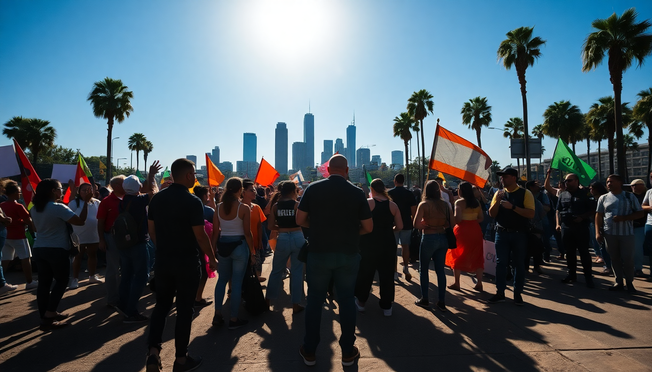 Los Ángeles se prepara para una histórica protesta contra las redadas migratorias de Trump
