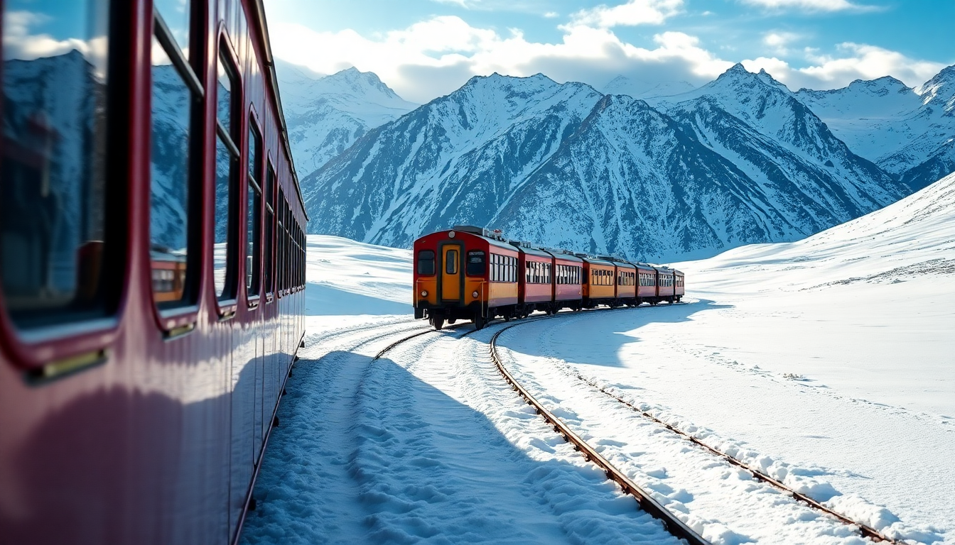 El icónico Tren a las Nubes retoma su ruta nevada