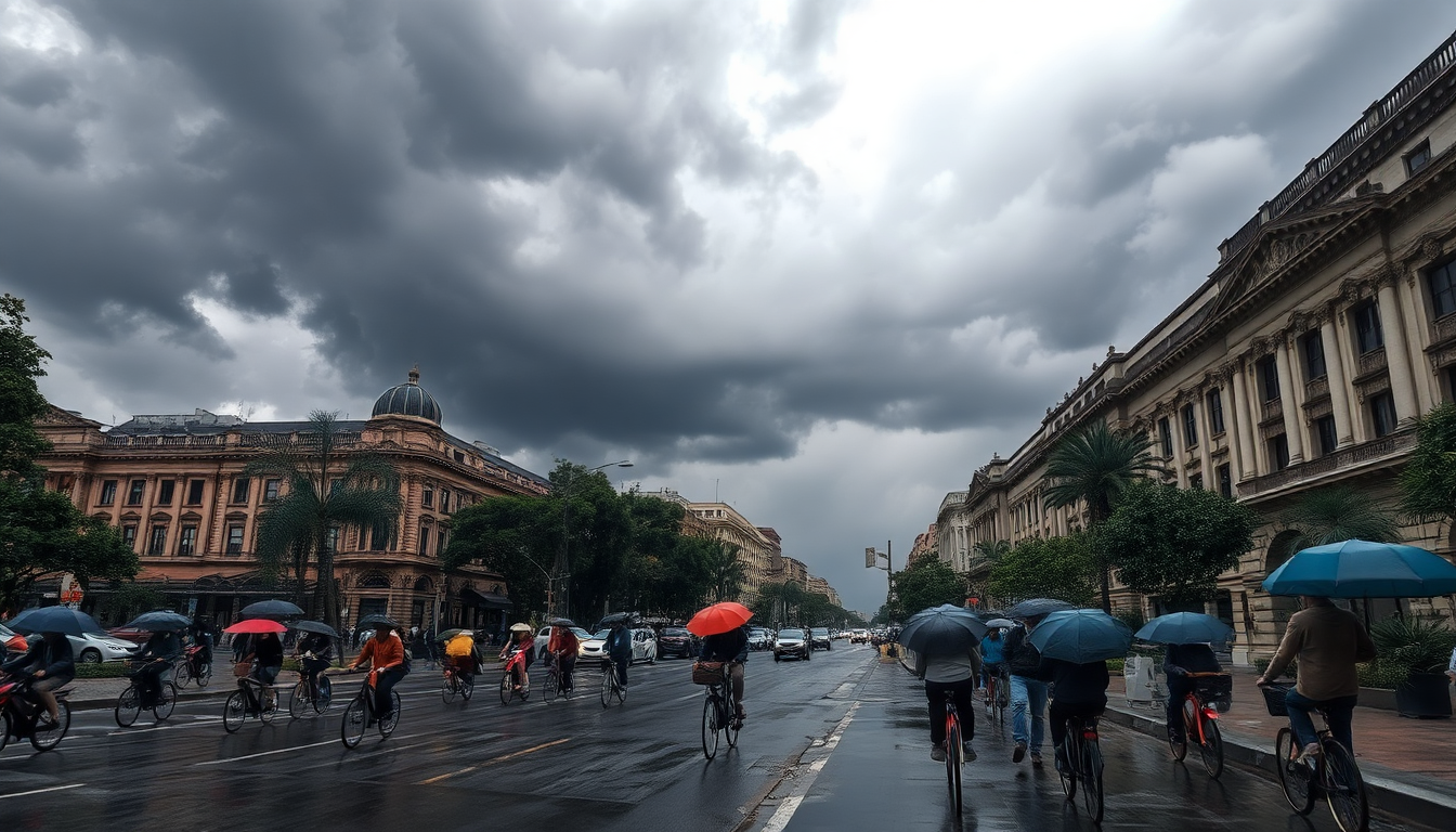Alertas meteorológicas para Buenos Aires: lluvias y tormentas a la vista