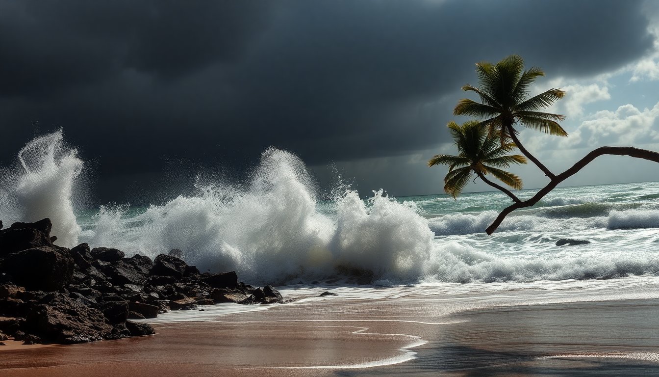 Análisis del impacto de la tormenta tropical Mario en las costas mexicanas