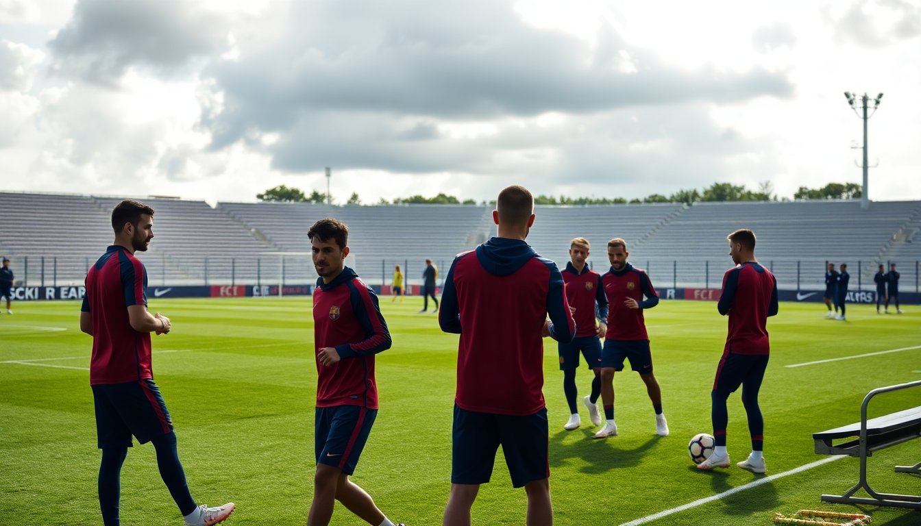 Barcelona enfrenta dificultades por lesiones de jugadores clave antes de partidos cruciales