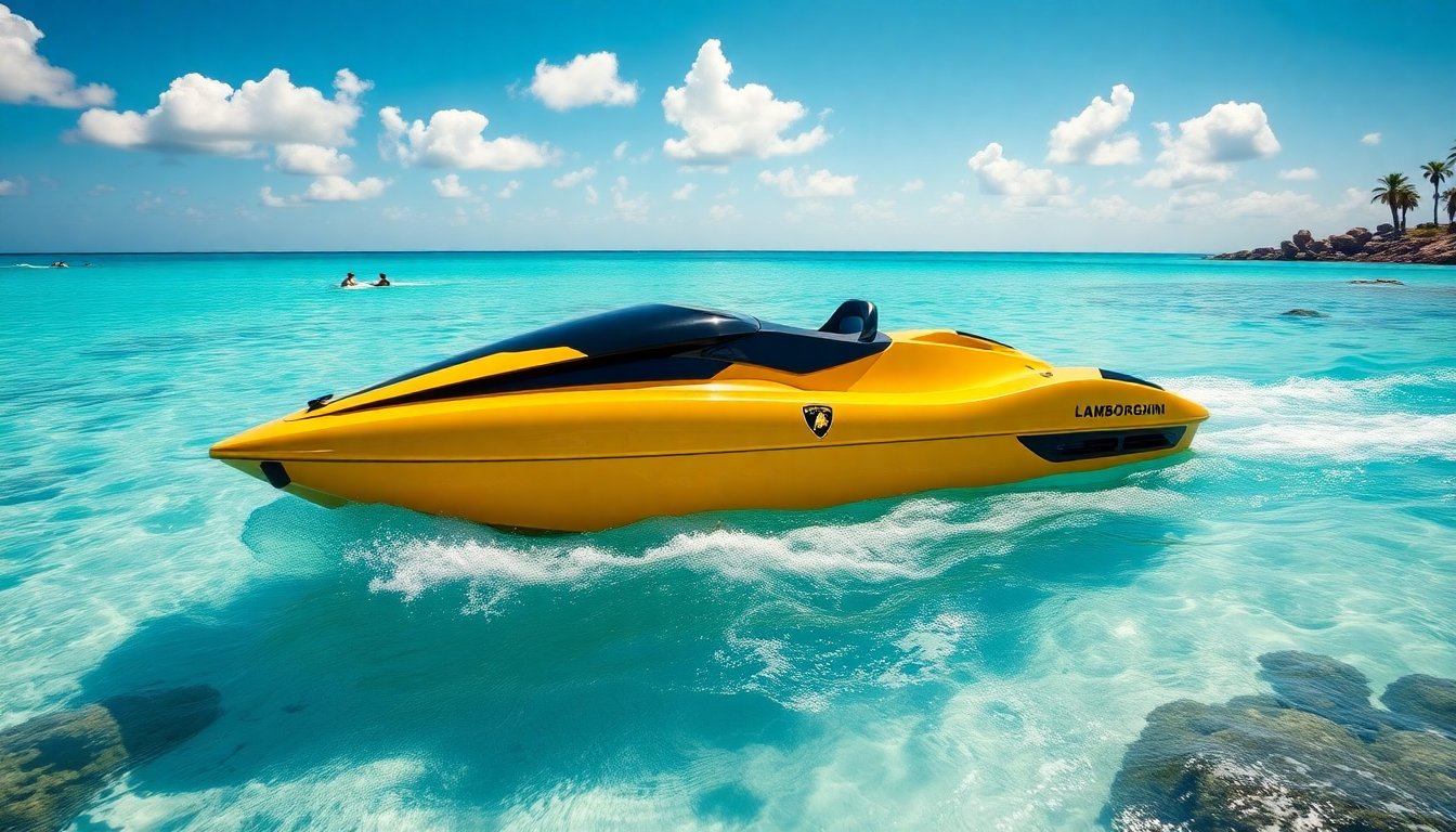 Descubre el Seabob SE63: el primer vehículo acuático de Lamborghini