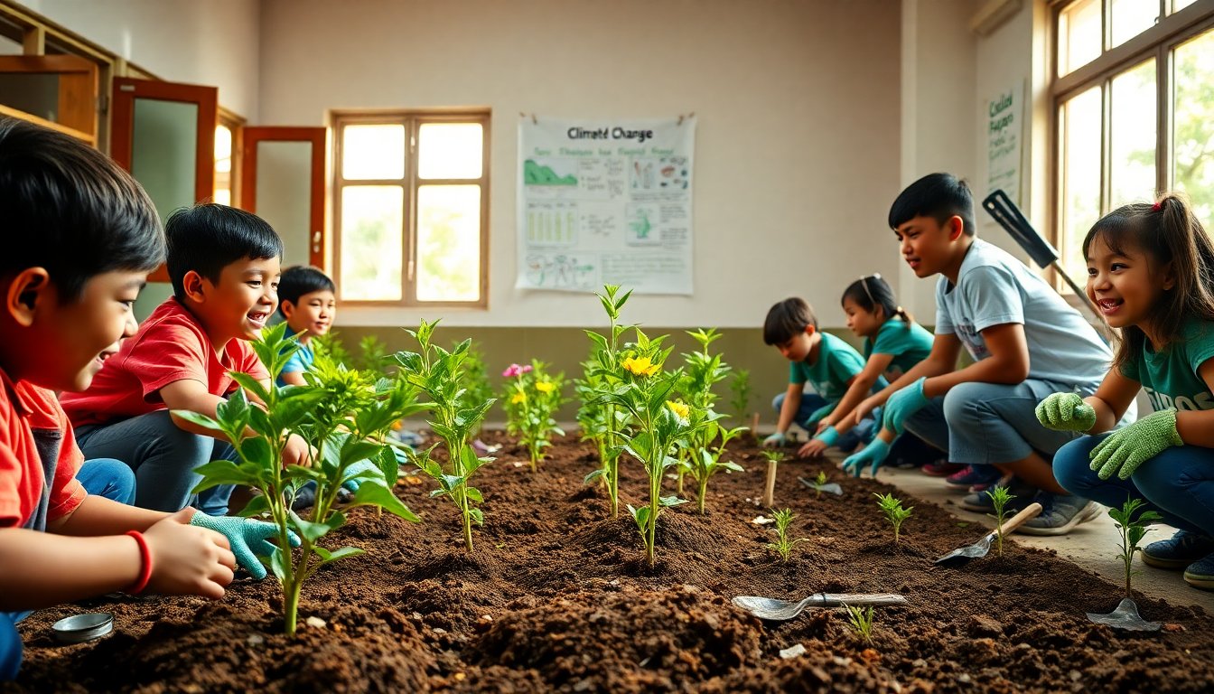 Empoderando a las escuelas para liderar iniciativas climáticas