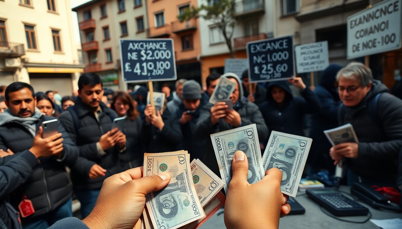 Evolución y diferencias del dólar blue en el mercado argentino