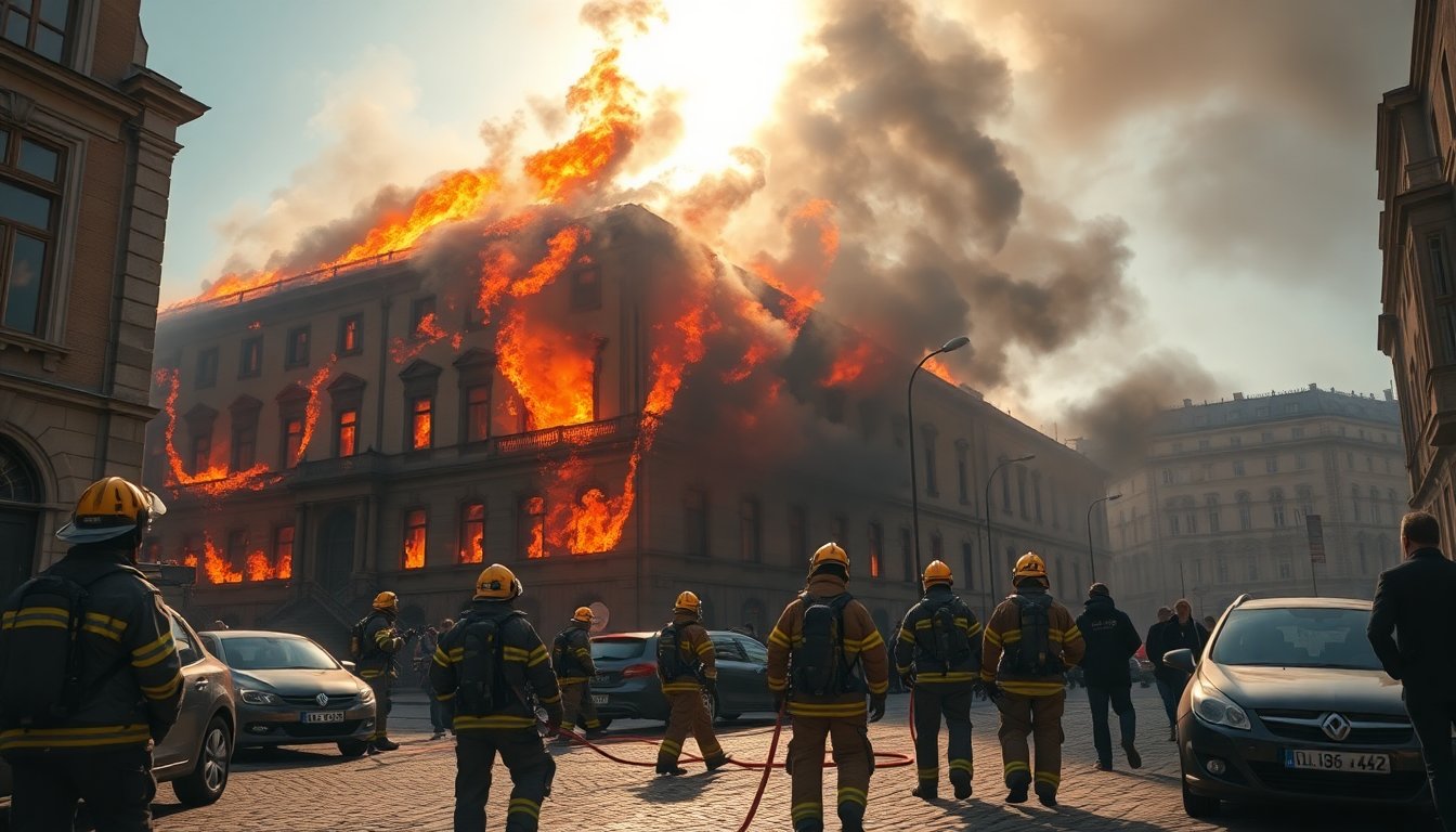 Incendio masivo en el centro: detalles y consecuencias