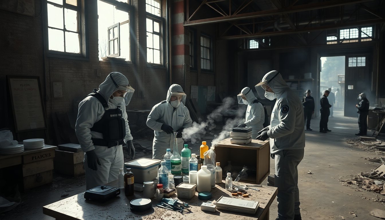 La policía polaca desmantela un laboratorio de metanfetamina vinculado a cárteles mexicanos