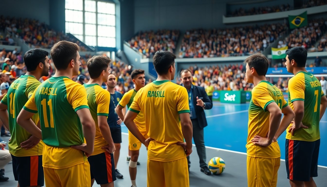 La tensión aumenta para la selección de voleibol de Brasil en la fase de grupos de la Copa del Mundo