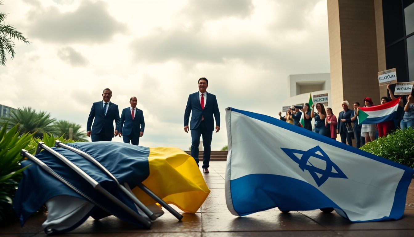 Colombia expulsa a representantes comerciales israelíes tras incidente con activistas