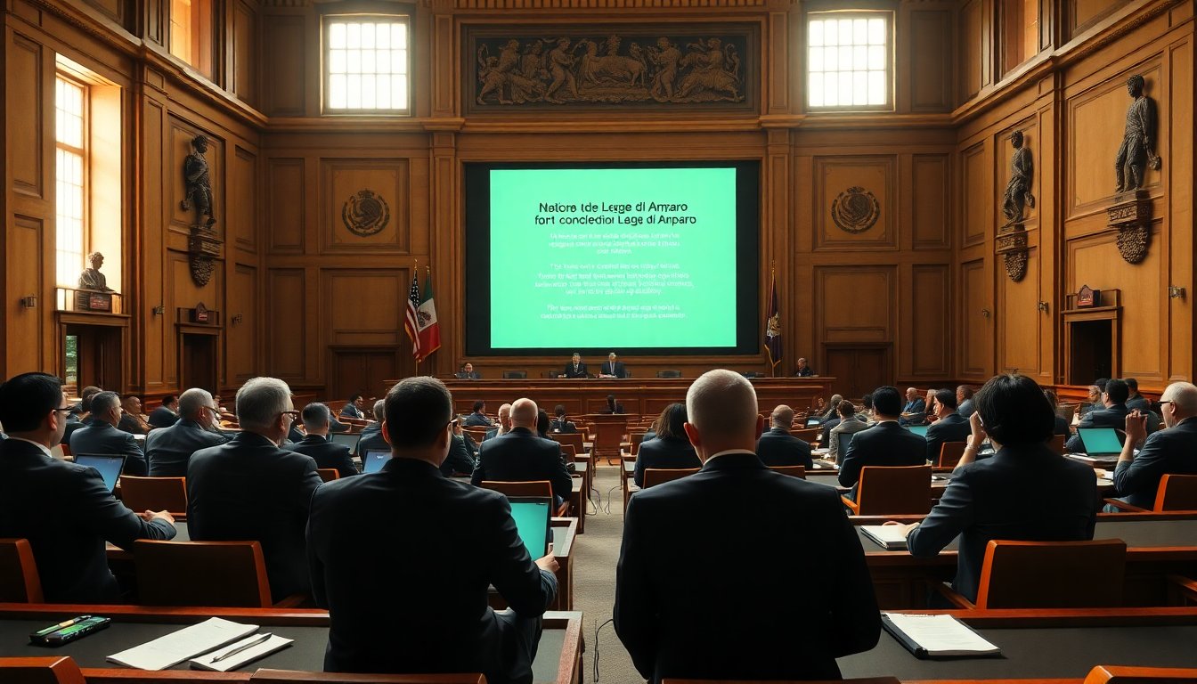 El Senado aprueba importantes reformas a la ley de amparo en México