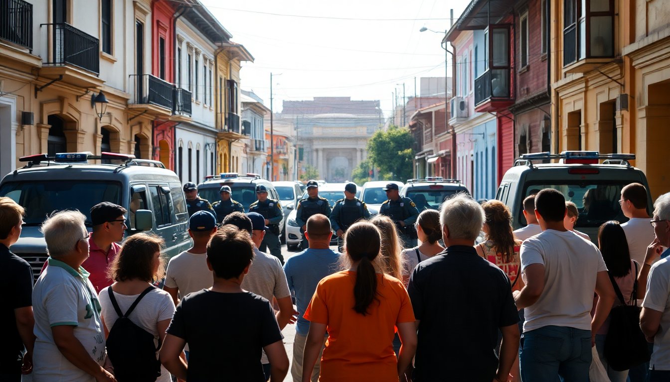 Residentes locales participan activamente en operación policial