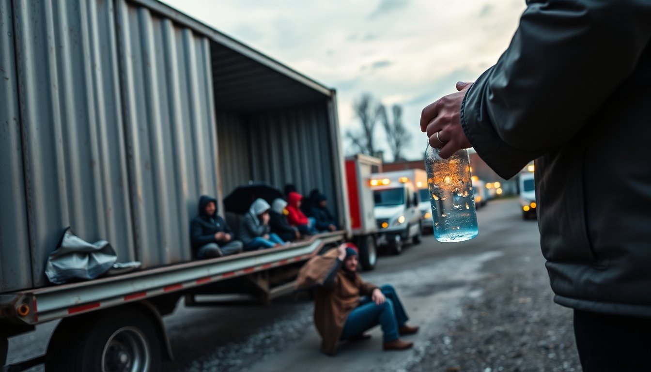 Hallan a 264 migrantes dentro de un camión en la colonia Revolución de Xalapa