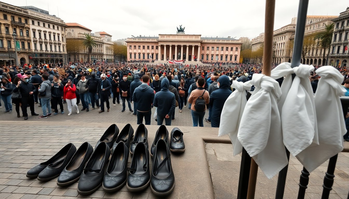 Masiva marcha en Plaza de Mayo y la pugna por la memoria histórica