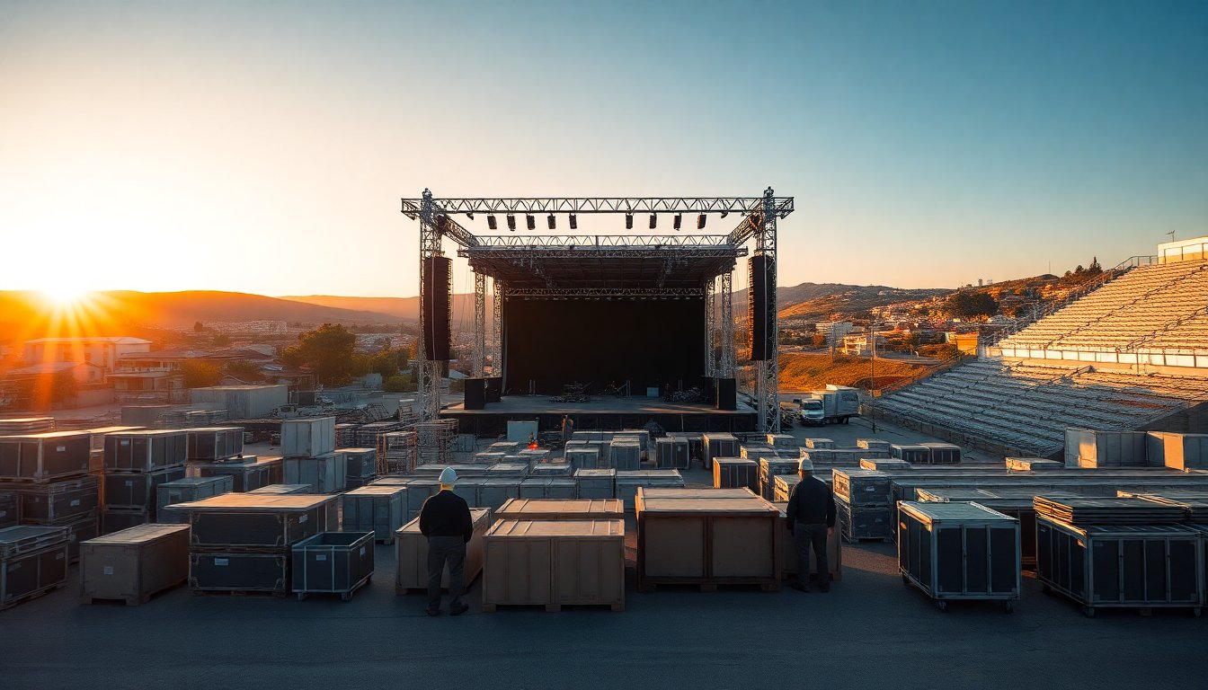 Shakira prepara un cierre de gira con un estadio temporal en España