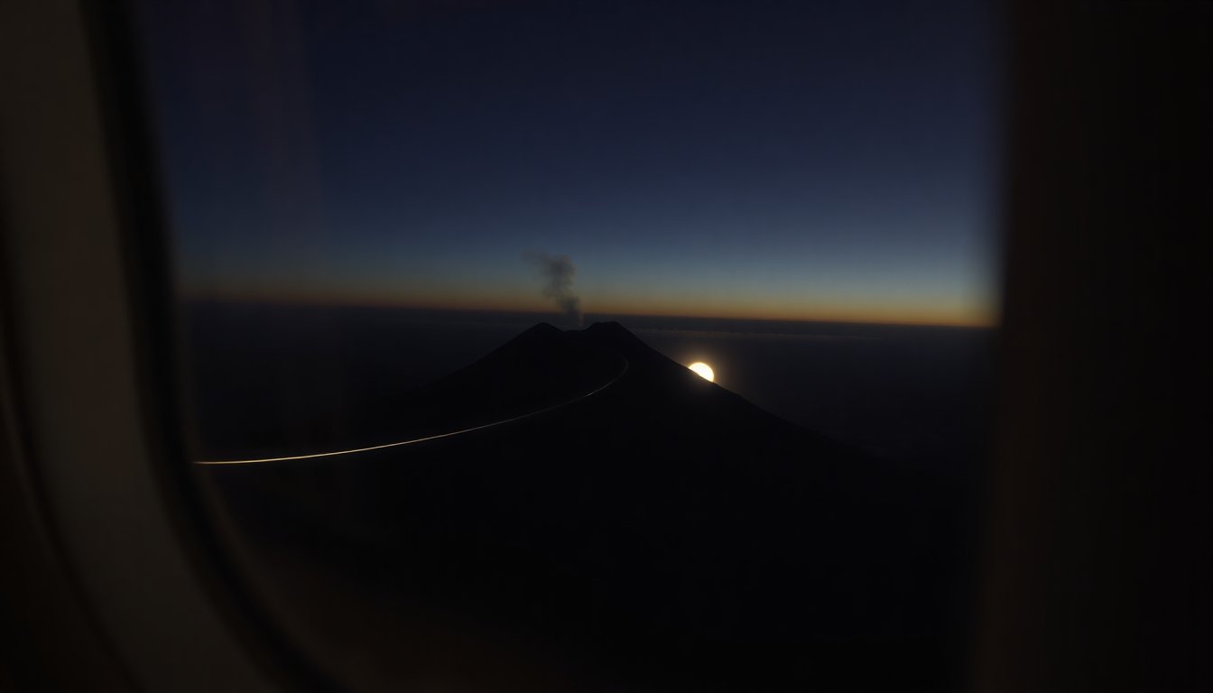 Video desde avión muestra luces sobre Popocatépetl y despierta interrogantes